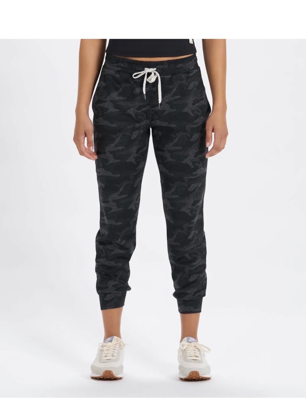 Vuori Black Camo Joggers with Drawstring